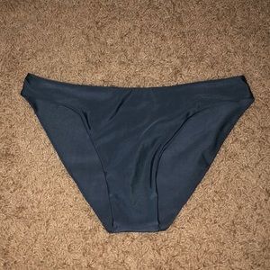 Grey/blue romwe baithing suit bottoms